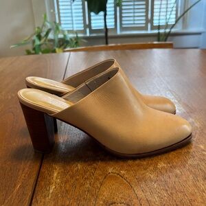 Charlotte Stone Luna Tan Leather Mules 8